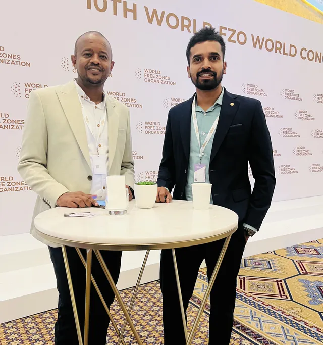 Abhijith at the World FZO World Congress
